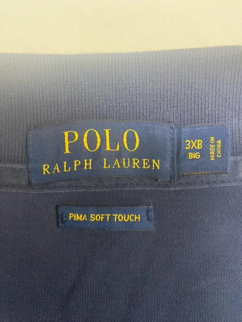 Polo by Ralph Lauren Navy Short-Sleeve Polo Shirt Men’s 3XB Big